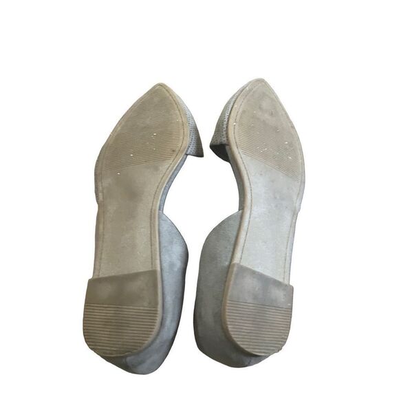 Torrid Taupe pointy Perf Dorsay flats sz 8 - Picture 8 of 11